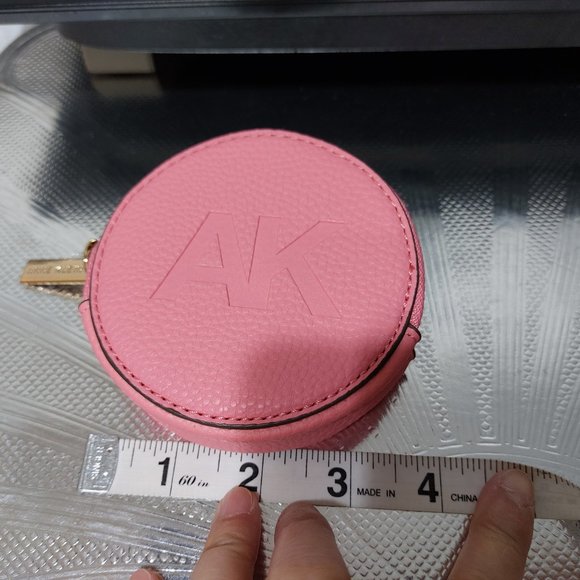 Beautiful Anne Klein Small Clip On Pouch Coin Purse Clip On Handbag Keychain - Picture 3 of 4